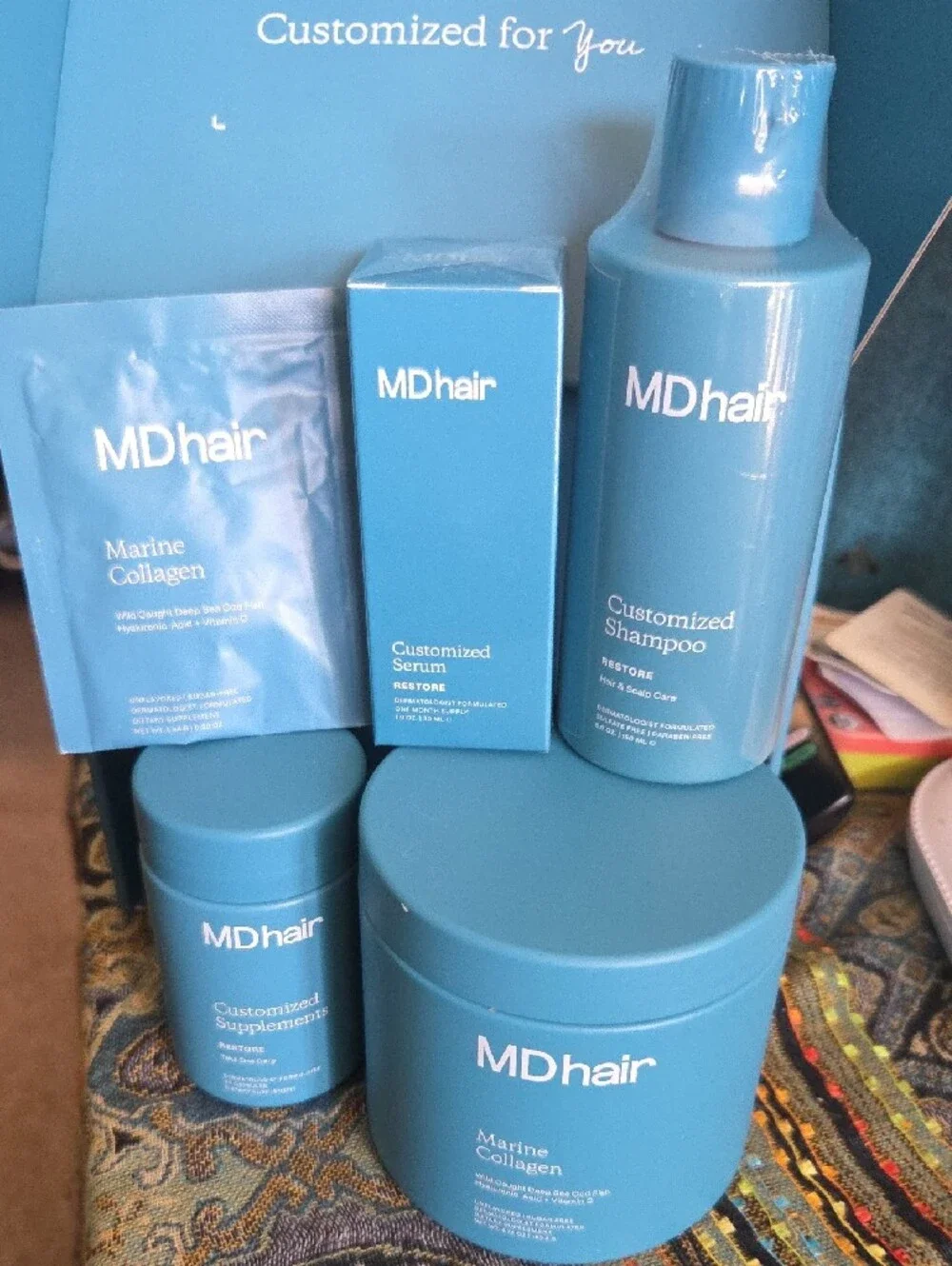 Marine Collagen + Customized Serum & Shampoo Set